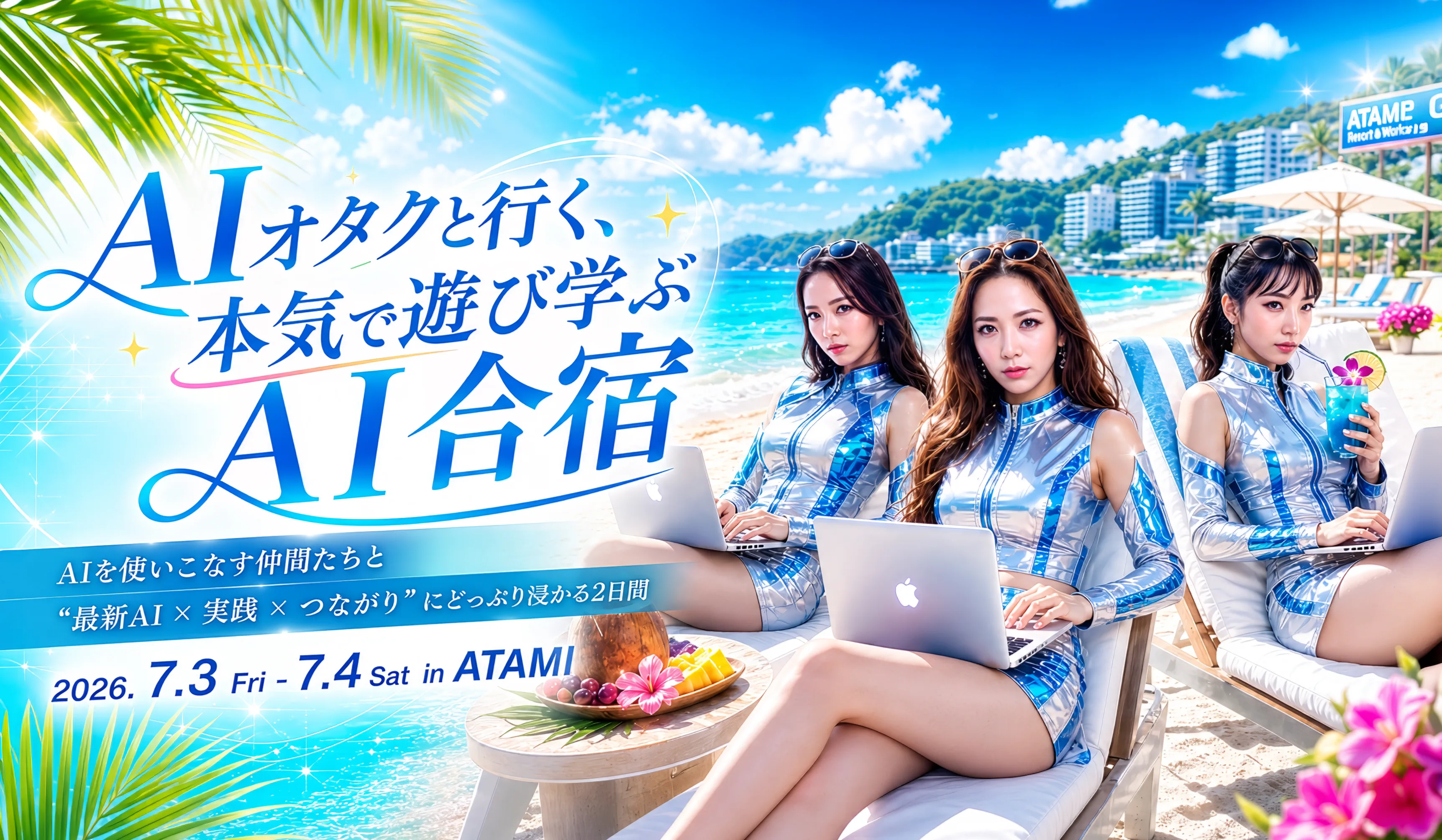 AIオタクと行く、本気で遊び学ぶAI合宿。2026年7月3日から7月4日、熱海開催。